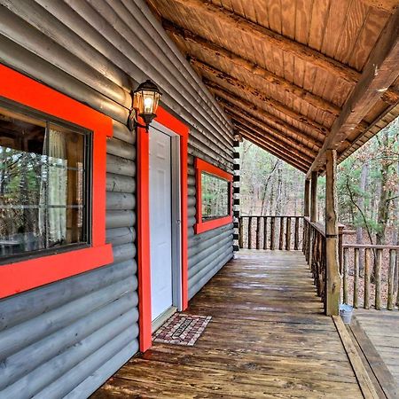 Authentic Log Cabin With Fire Pit, Pond, And More! Broken Bow Exterior photo